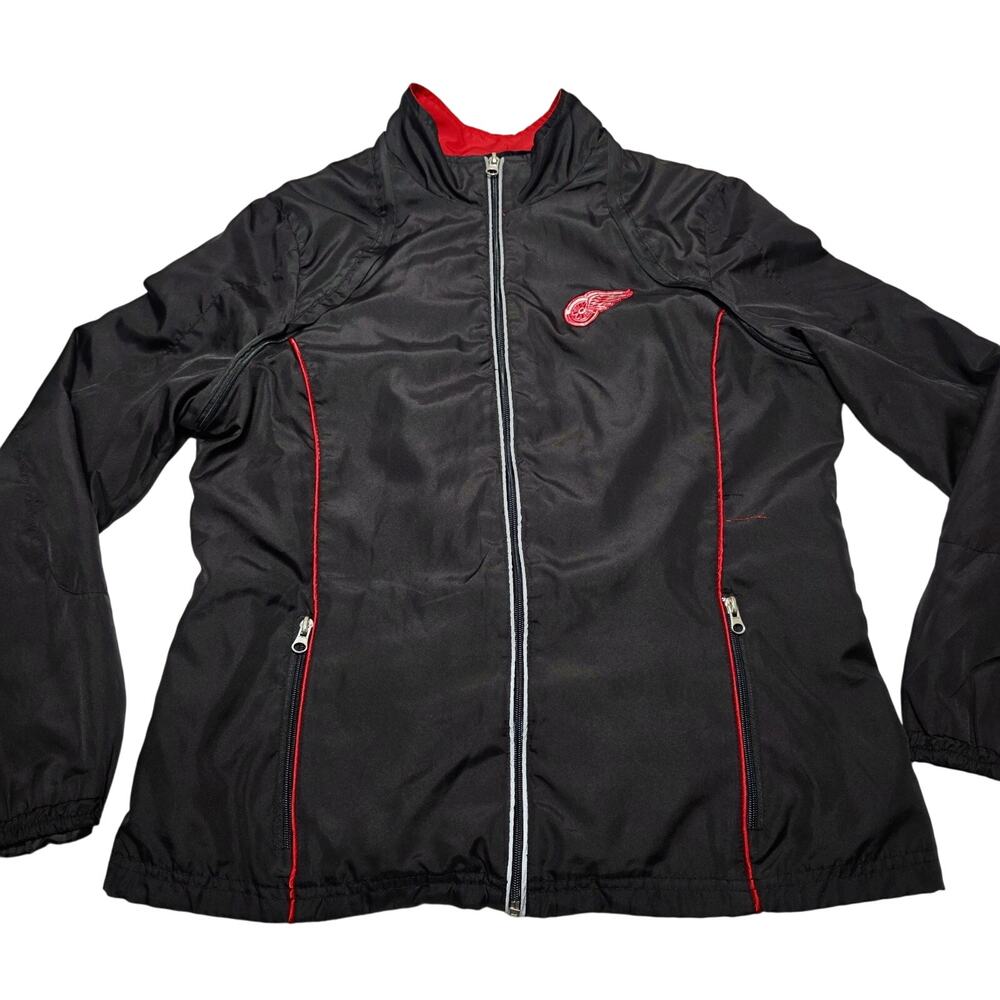 Detroit Red Wings Women’s Size Large Full-Zip Jacket w/ Removable Sleeves NHL